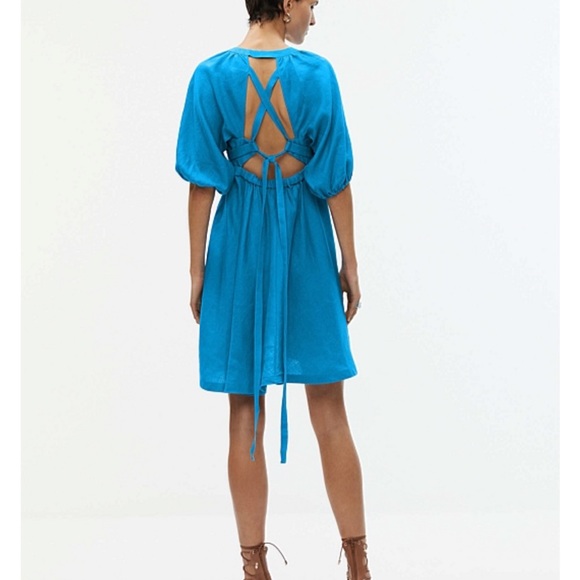 Witchery Dresses & Skirts - Witchery black KITZ X-back hemp dress-black one only